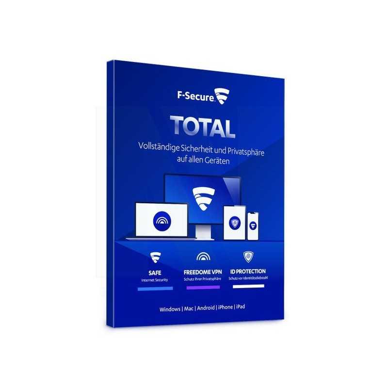 F-SECURE TOTAL 5 DISPOSITIVOS 1 AÑO|www.softzone.eu