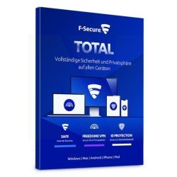 F-SECURE TOTAL 10 DISPOSITIVI 1 ANNO|www.softzone.eu