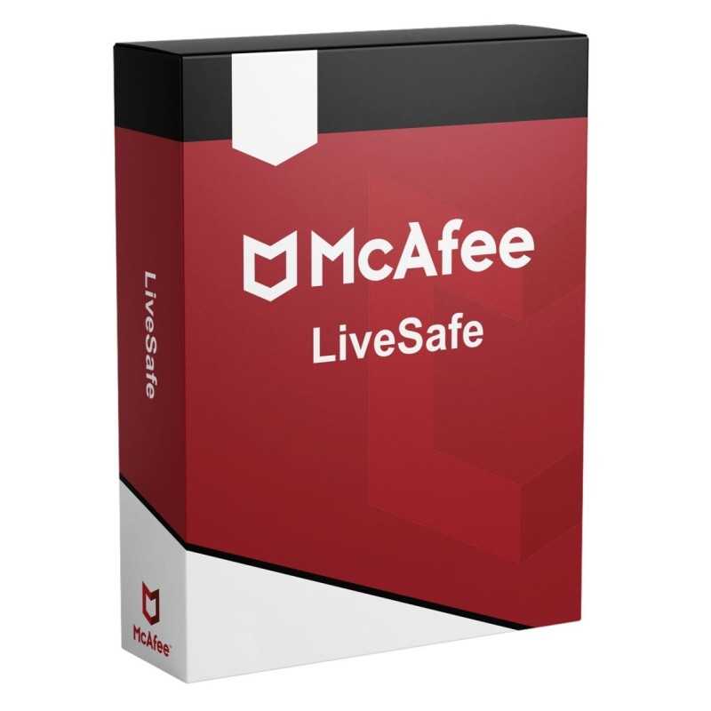 MCAFEE LIVESAFE UNLIMITED DEVICES 1 YEAR|www.softzone.eu