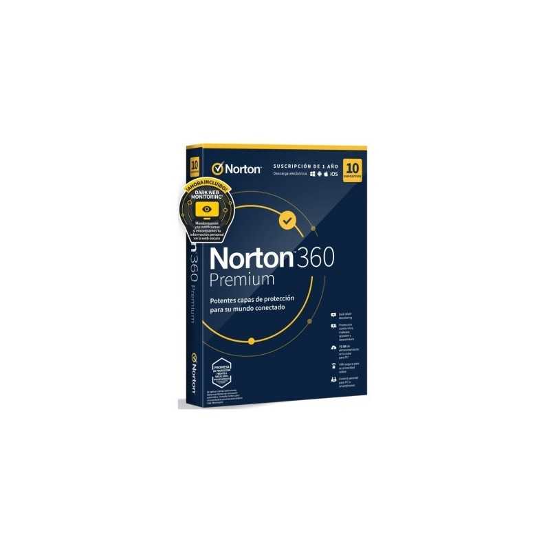 NORTON 360 PREMIUM 10 DEVICES 1 YEAR|www.softzone.eu