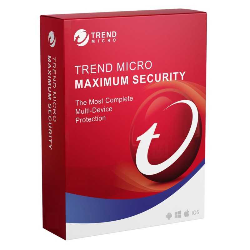 TREND MICRO MAXIMUM SECURITY 5 DISPOSITIVOS 1 AÑO|www.softzone.eu