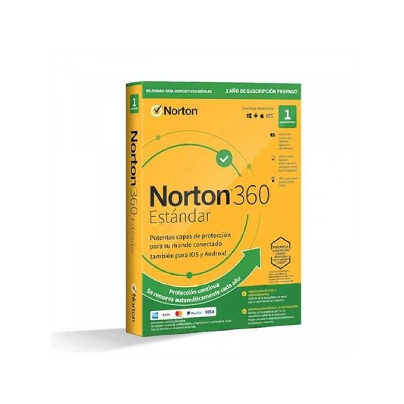 NORTON 360 STANDARD 1 DISPOSITIVO 1 YEAR|www.softzone.eu